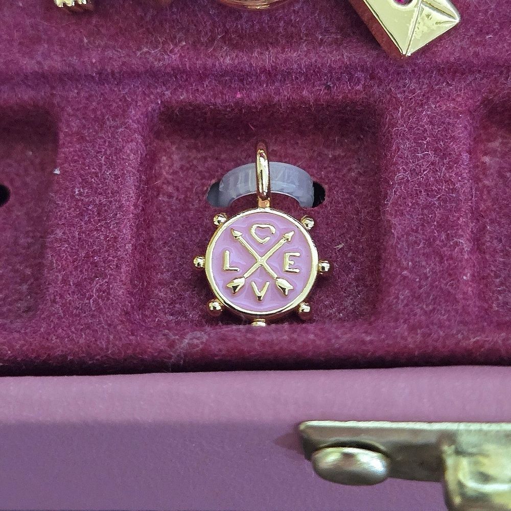 Charm Bar Interchangeable Love❤️ Charms Necklace - NIB - Picture 8 of 16